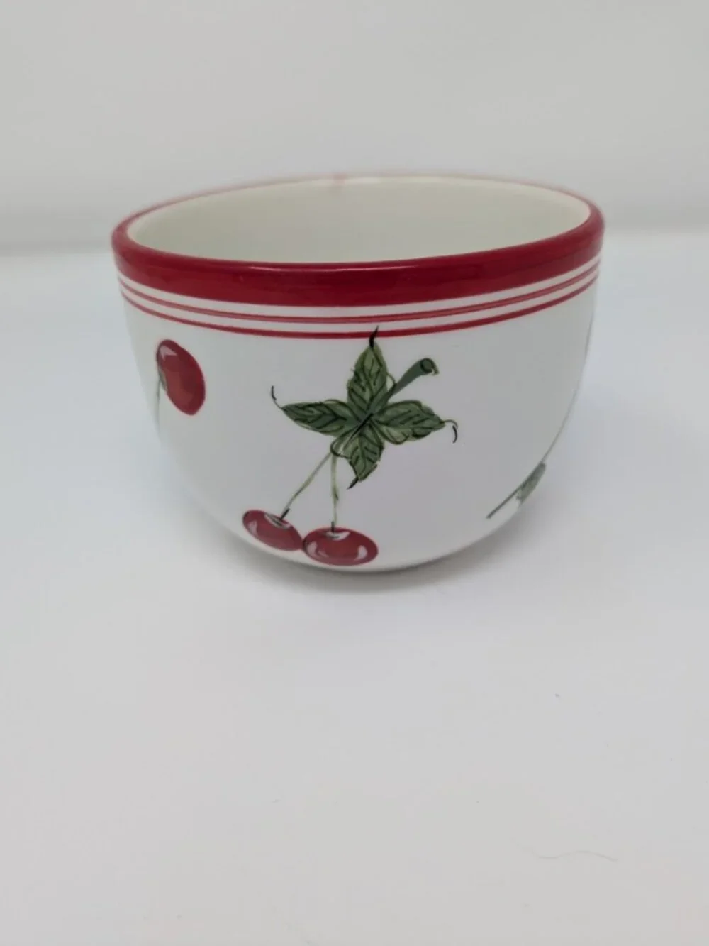 HOME Brand Cherry Orchard Soup Mug / Oversized Latte Cup - Stoneware - 16oz